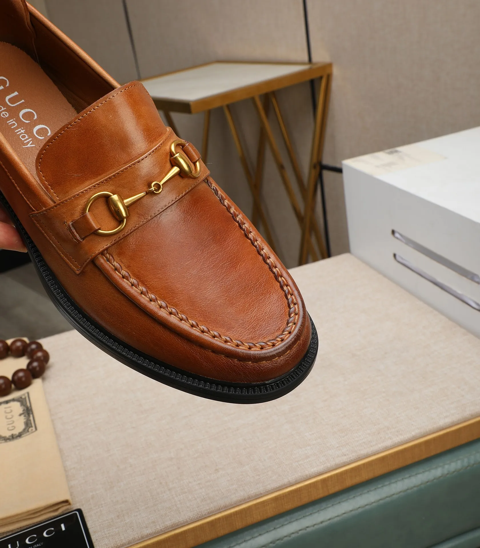 Men's men's shoes💰500📛📛Original (water-dyed cow lining) Gucci GUCCI official website formal shoes🌀 Italian🇮🇹imported cowhide➕top imported water-dyed cowhide lining💋Finely handmade original bottom, the real thing looks better when photographed in person Standard size 38-44
